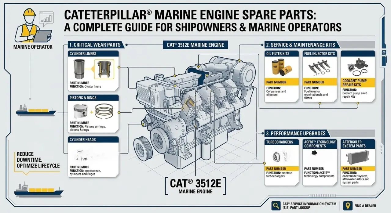 Caterpillar Marine Engine Spare Part