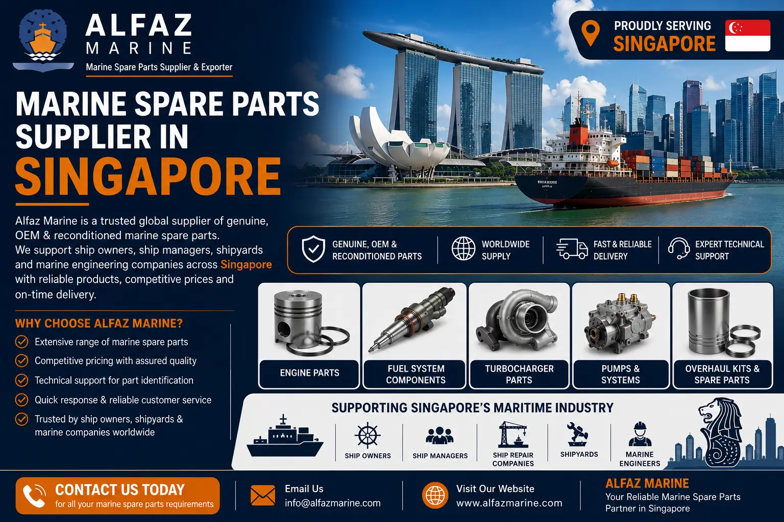 Marine Spare Parts Supplier In Singapore