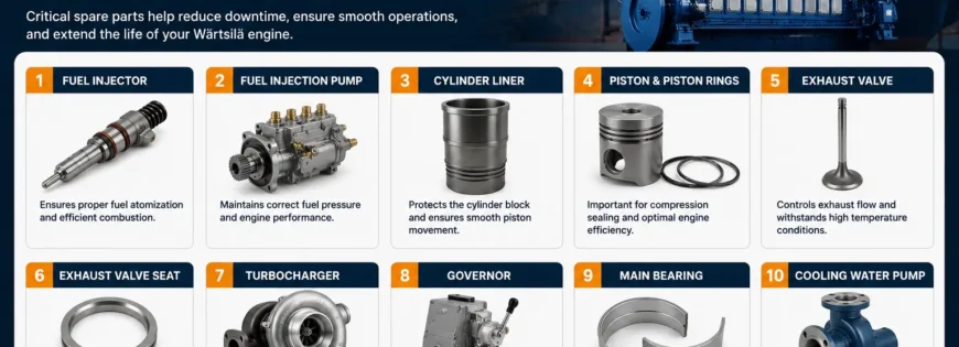 Top 10 Wärtsilä Spare Parts Every Ship