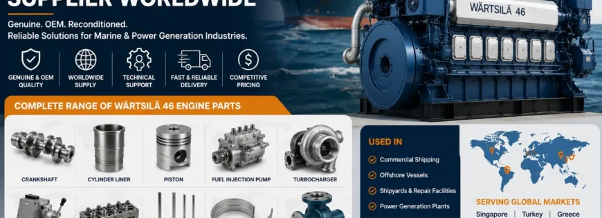 Wärtsilä 46 Engine Parts Supplier Worldwide