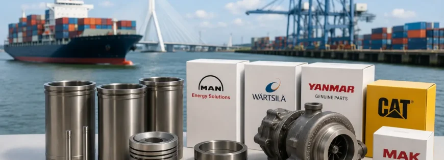 How to Choose the Right Marine Spare Parts Supplier in the Netherlands & Rotterdam for MAN B&W, Wärtsilä, Yanmar, Caterpillar & MAK Engine Spare Parts